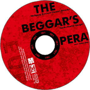 CD-Label The beggars opera